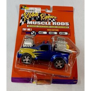 2006 TOY STATE ROAD RIPPERS MUSCLE RODS GREEN/PURPLE ENGINE RUMBLES AND SHAKES
